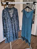 Van Didi een kanten jurk met onderjurk. Blauw maat XL, Ophalen of Verzenden, Zo goed als nieuw, Maat 46/48 (XL) of groter, Blauw