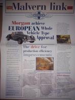 5x Morgan brochures folders: Malvern Link + 3x 4/4 + TVR, Boeken, Ophalen of Verzenden, Zo goed als nieuw, Overige merken