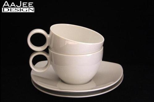 2 X Thomas Germany - Vario Pure - Kop & Schotel - Porselein, Huis en Inrichting, Keuken | Servies, Zo goed als nieuw, Kop(pen) en/of Schotel(s)