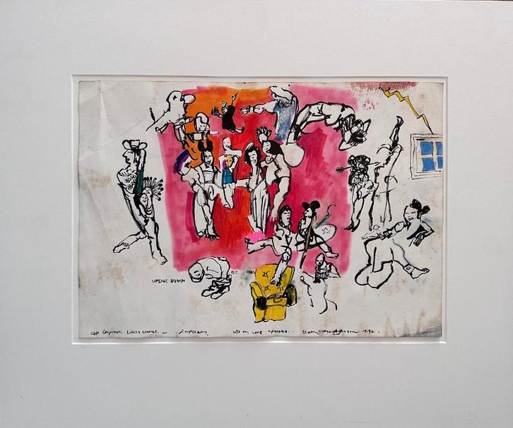 Espen Gregor Hagen tekening, Antiek en Kunst, Kunst | Litho's en Zeefdrukken, Ophalen