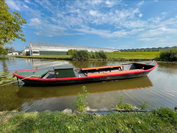 Tuindersvlet / schuit, Watersport en Boten, Sloepen, Zo goed als nieuw, 10 tot 30 pk, 6 meter of meer, Binnenboordmotor, Benzine