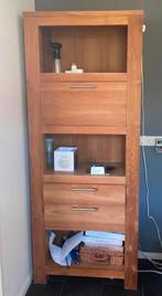 Teakhouten kast, Huis en Inrichting, Kasten | Boekenkasten, Ophalen, Gebruikt, Modern teak, 200 cm of meer