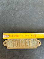 Messing bordje toilet / bathroom, Huis en Inrichting, Ophalen, Zo goed als nieuw