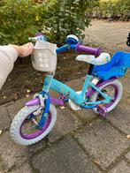 Kinderfiets Frozen 12 inch, Fietsen en Brommers, Fietsen | Kinderfietsjes, Ophalen, Gebruikt, Minder dan 16 inch, Zijwieltjes