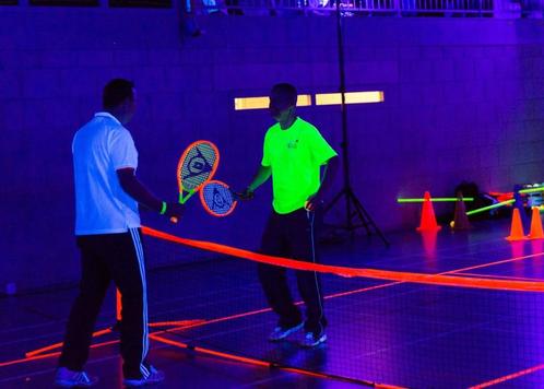Blacklight UV Tennis Glow in the Dark sporten in blacklight, Sport en Fitness, Tennis, Nieuw, Overige merken, L00, Ophalen of Verzenden