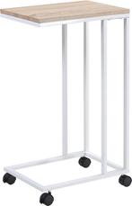 Hoge bijzettafel met wieltjes, Huis en Inrichting, Ophalen, Minder dan 55 cm, Nieuw, Modern