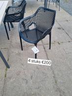 4 garden impressions air xl stapelbare tuinstoelen €200, Ophalen, Nieuw