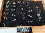 27 Paar 14 karaat 585 gouden oorbellen - 20,23 gram - Nieuw, Verzenden, Geen, Nieuw, Met edelsteen