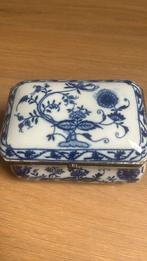 Zwiebelmuster decor dekseldoosje, Antiek en Kunst, Antiek | Porselein, Ophalen of Verzenden