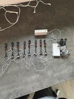 Te koop, 2 x 8 verlichte lantaarnpalen voor kerstdorp, Ophalen of Verzenden, Zo goed als nieuw