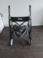 Carbon Ultralight zwarte rollator, Ophalen of Verzenden, Zo goed als nieuw