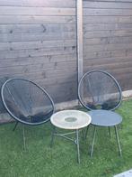 Tuinset, Kunststof, Gebruikt, Bijzettafel, Loungeset
