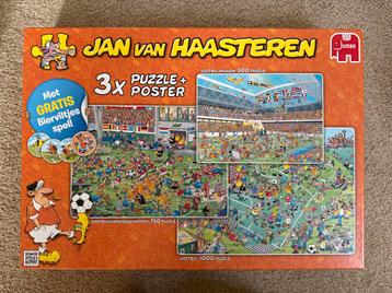 Jan van Haasteren 3-in-1 Voetbal Puzzels beschikbaar voor biedingen