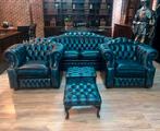 Springvale Complete Chesterfield Set Antiek Blauw