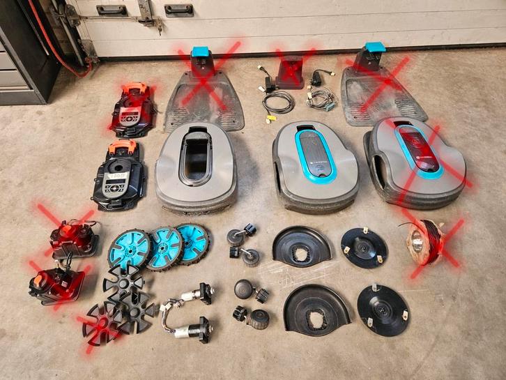 Gardena Sileno Life, maaimotor, wielmotor print met pincode., Tuin en Terras, Robotmaaiers, Zo goed als nieuw, Ophalen of Verzenden