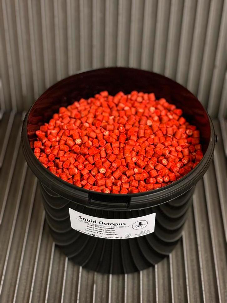 Squid octopus high attract pellets 6mm, Watersport en Boten, Hengelsport | Karpervissen, Nieuw, Overige typen, Ophalen of Verzenden