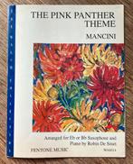 Bladmuziek piano en saxofoon of klarinet, pink panter, Filmmuziek en Soundtracks, Les of Cursus, Ophalen of Verzenden, Zo goed als nieuw