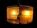 Schitterende ice glass Murano Mazzega M&M design hanglampen, Huis en Inrichting, Lampen | Hanglampen, Minder dan 50 cm, Gebruikt