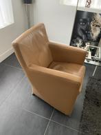 2x Leolux Dolcinea fauteuil leer, Huis en Inrichting, Fauteuils, Ophalen, Gebruikt, Minder dan 75 cm, Leer