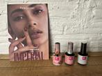 pink gellak 101 soft white 322 spakie peach gratis oil jojob, Ophalen, Gebruikt, Wit, Handen en Nagels