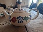 Diverse Boerenbont Theepot met Warmhouder en Melkkan, Ophalen of Verzenden