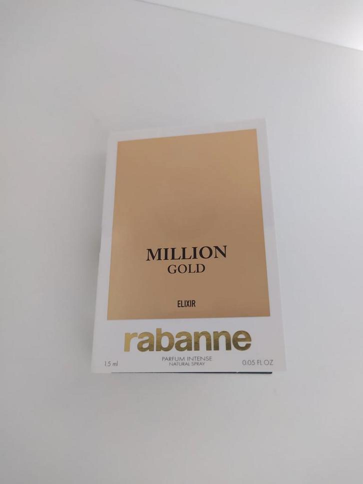 Nieuw Paco Rabanne Million Gold Elixir Parfum 1,5ml sample, Sieraden, Tassen en Uiterlijk, Uiterlijk | Parfum, Nieuw, Ophalen of Verzenden