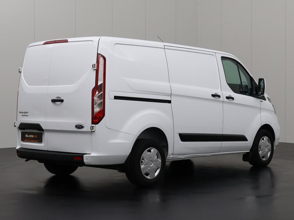 Ford Transit Custom 2.0TDCi | Airco | Cruise | 3-Persoons |, Auto's, Bestelauto's, Stof, Gebruikt, 2500 kg, Wit