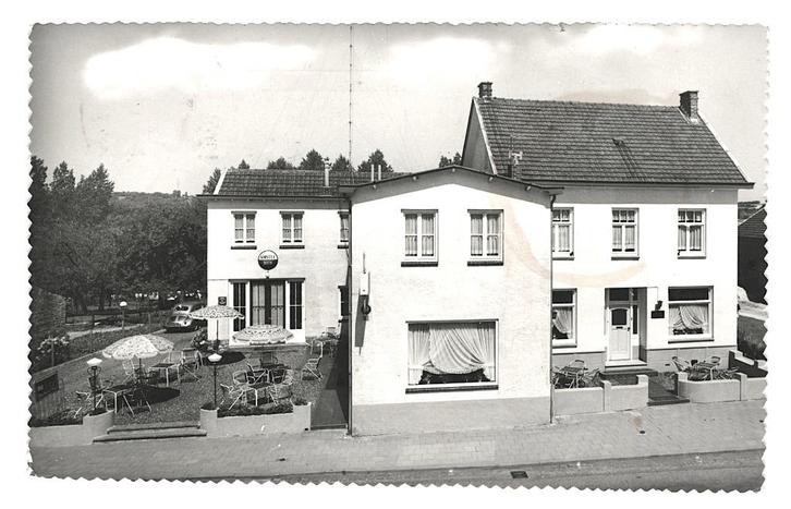 977296 Schin op Geul Limburg 1966 Pension Funcken Gelopen, Verzamelen, Ansichtkaarten | Nederland, Gelopen, Limburg, 1960 tot 1980