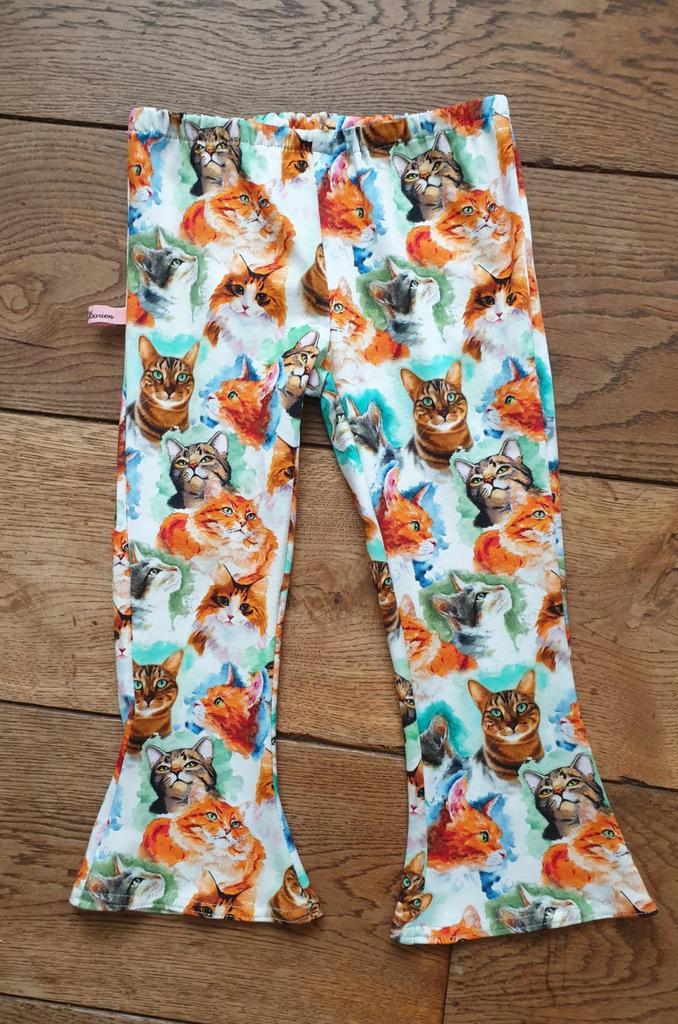 Zo lief poezen flared broek maat 98/104 nieuw, Kinderen en Baby's, Kinderkleding | Maat 98, Nieuw, Meisje, Broek, Ophalen of Verzenden