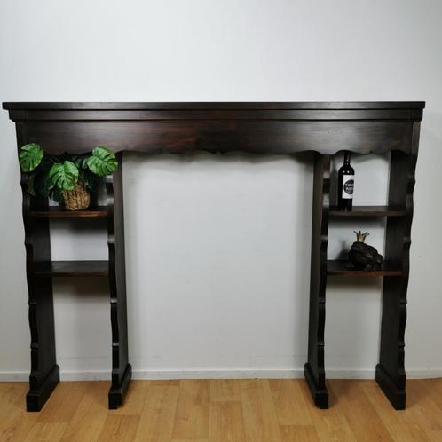 Antieke brocante Wandkast schouw opzetkast keukenrek, Huis en Inrichting, Woonaccessoires | Wandplanken en Boekenplanken, Gebruikt