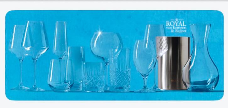 AH Glazen Spaaractie 8 volle Spaarkaarten, Verzamelen, Supermarktacties, Albert Heijn, Ophalen