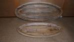 nieuw. 2 ovalen houten schalen 54x23 & 44x19cm, Schaal, Nieuw, Ophalen of Verzenden, Ovaal