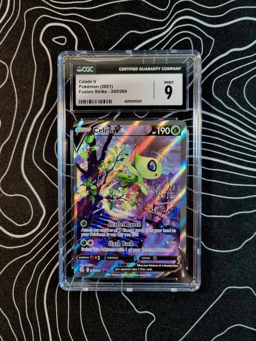 Celebi V CGC 9 alternate art alt sar, Hobby en Vrije tijd, Verzamelkaartspellen | Pokémon, Zo goed als nieuw, Losse kaart, Ophalen of Verzenden