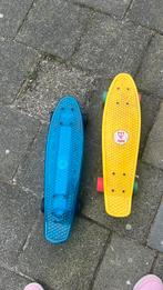 Twee skateboards geel en blauw, Ophalen of Verzenden, Zo goed als nieuw