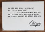 Loesje -originele ansichtkaart jaren '80, Ophalen of Verzenden, 1980 tot heden, Ongelopen, Overige thema's