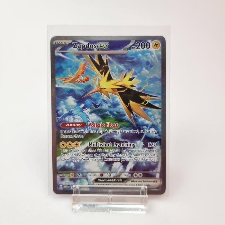 Zapdos ex #202 Pokemon Scarlet & Violet 151, Hobby en Vrije tijd, Gezelschapsspellen | Kaartspellen, Zo goed als nieuw