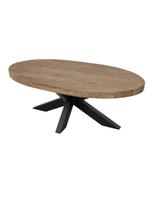 Ovale salontafel, 100 tot 150 cm, Nieuw, Metaal, Minder dan 50 cm
