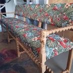 Vintage bank eetkamer halbank uniek examplaar brocante bank, Antiek en Kunst, Ophalen