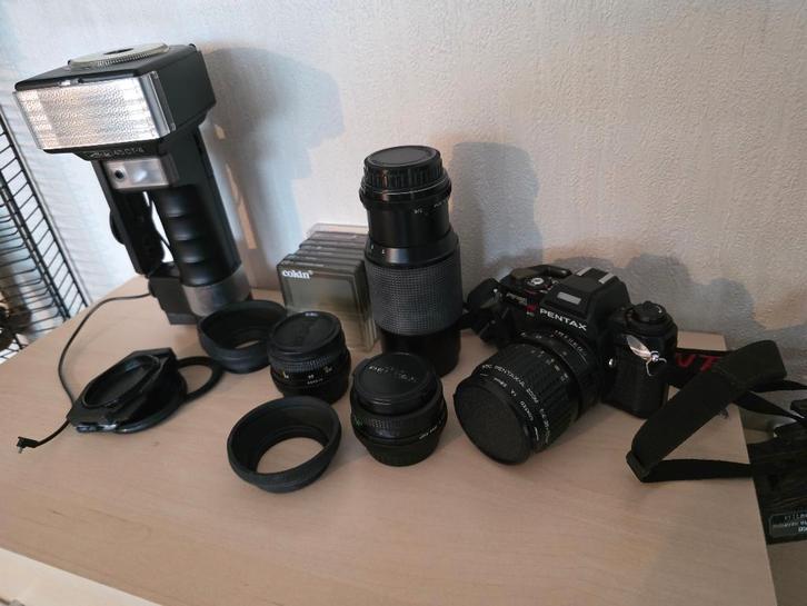 Pentax program A spiegelreflex camera 35 mm, Audio, Tv en Foto, Fotocamera's Analoog, Gebruikt, Spiegelreflex, Pentax, Ophalen of Verzenden