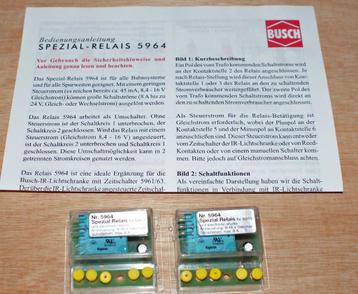 Busch 5964 2 stuks special relais beschikbaar voor biedingen