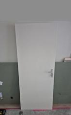 Stompe binnendeur 201,5 x 82,5 cm wit, Doe-het-zelf en Verbouw, Deuren en Horren, Ophalen, 80 tot 100 cm, Binnendeur, Zo goed als nieuw