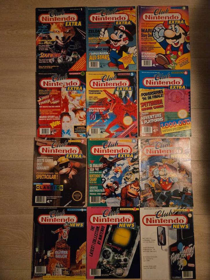 12x Club Nintendo Tijdschriften, Verzamelen, Tijdschriften, Kranten en Knipsels, Tijdschrift, 1980 tot heden, Ophalen of Verzenden