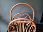 Vintage retro rotan lectuurbak, Huis en Inrichting, Ophalen of Verzenden, Gebruikt