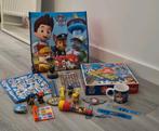 Paw Patrol set met tas, spel, 4 x pups, mok, stickers etc, Ophalen of Verzenden, Zo goed als nieuw
