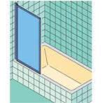 Kermi Atea Douche Badklapwand 75 x 175 cm, Ophalen, Nieuw, Chroom, Douche