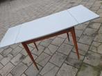 Vintage tafel met formica blad, Huis en Inrichting, Tafels | Eettafels, Ophalen, Gebruikt, 100 tot 150 cm, Seventies