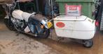 Opknapper moto guzzi met aanhanger, Motoren, Particulier