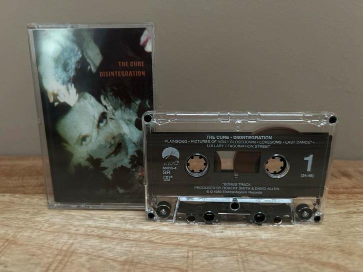 The Cure - Disintegration Cassetteband, Cd's en Dvd's, Cassettebandjes, Gebruikt, Origineel, Rock en Metal, 1 bandje, Ophalen of Verzenden