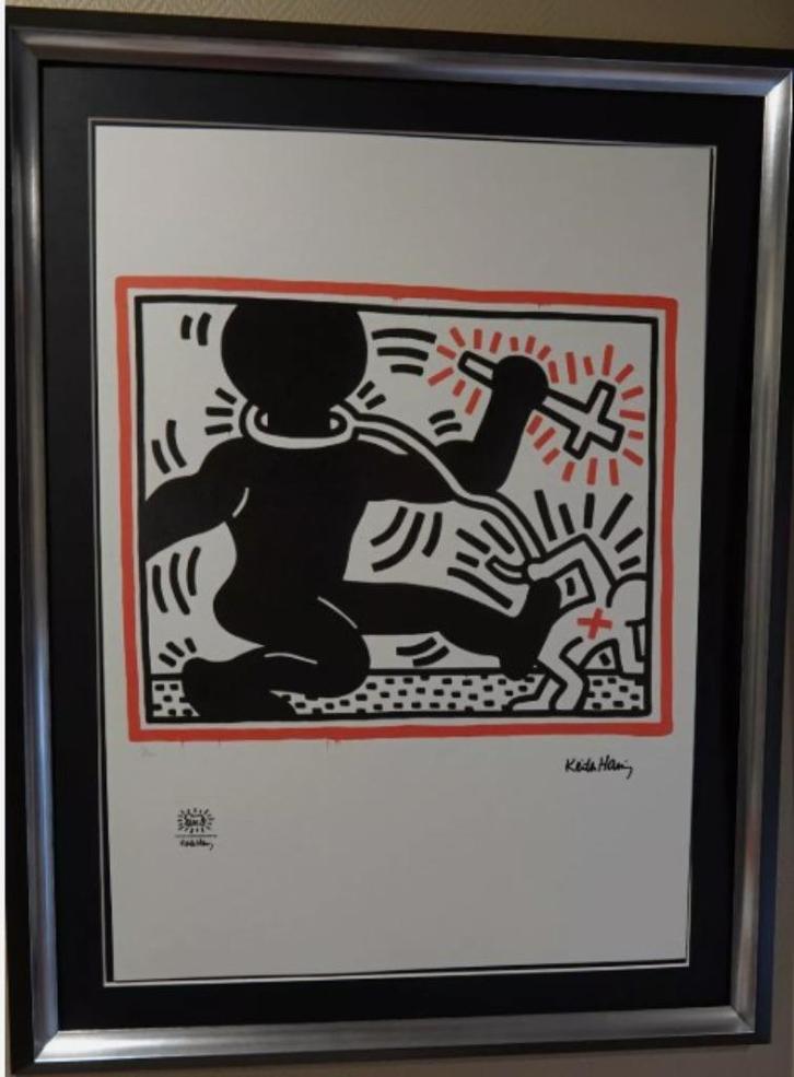 Keith Haring (1958-1990) - Religion Black Slave, Antiek en Kunst, Kunst | Litho's en Zeefdrukken, Verzenden