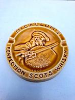 VINTAGE "McCALLUMS" PERFECTION SCOTS WHISKY, asbak jaren 30, Verzamelen, Ophalen of Verzenden, Gebruikt, Asbak